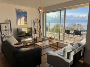 Léman Panoramique avec terrasse à deux pas du centre-ville Évian-Les-Bains